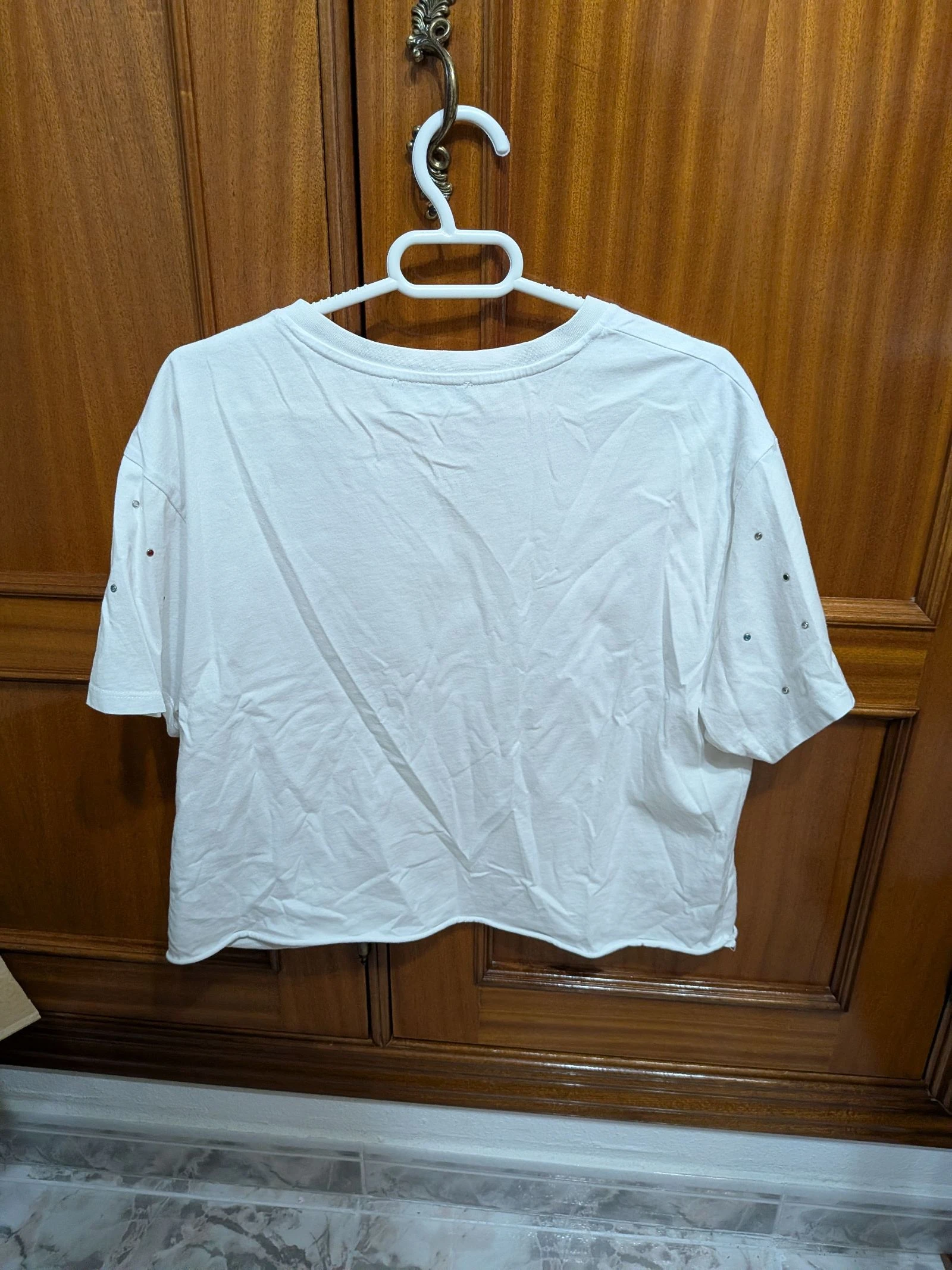 White glittery T-shirt – photo 6